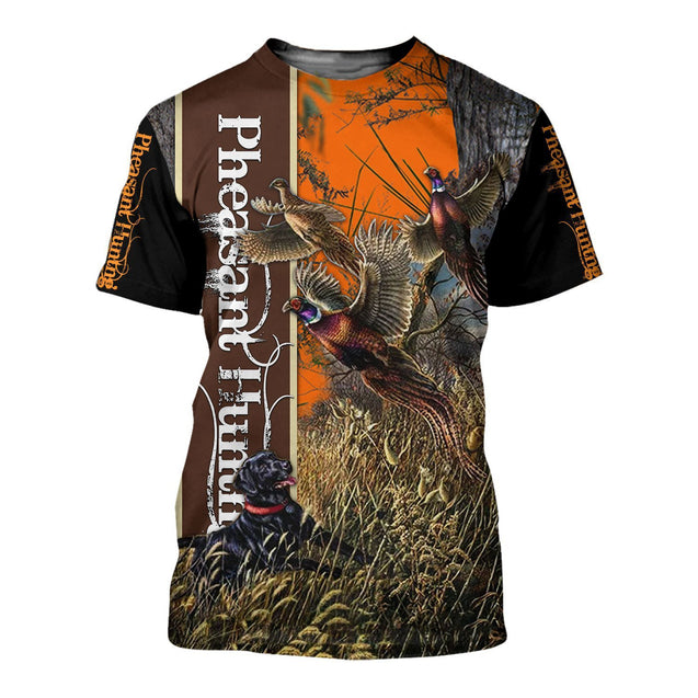 Pheasant Hunting 3D All Over Printed Shirts Hoodie For Men And Women JJ070102-Apparel-MP-T-Shirt-S-Vibe Cosy™