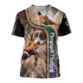 Pheasant Hunting 3D All Over Printed Shirts Hoodie For Men And Women MP992-Apparel-MP-T-Shirt-S-Vibe Cosy™