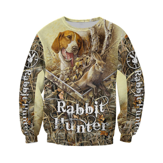 Rabbit Beagle Hunting 3D All Over Printed Shirts Hoodie MP996-Apparel-MP-Sweatshirts-S-Vibe Cosy™