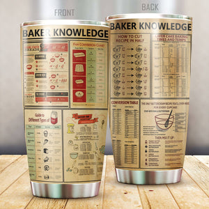 Baking Knowledge Tumbler Cup Premium MPT22-Tumbler-MP-Vibe Cosy™