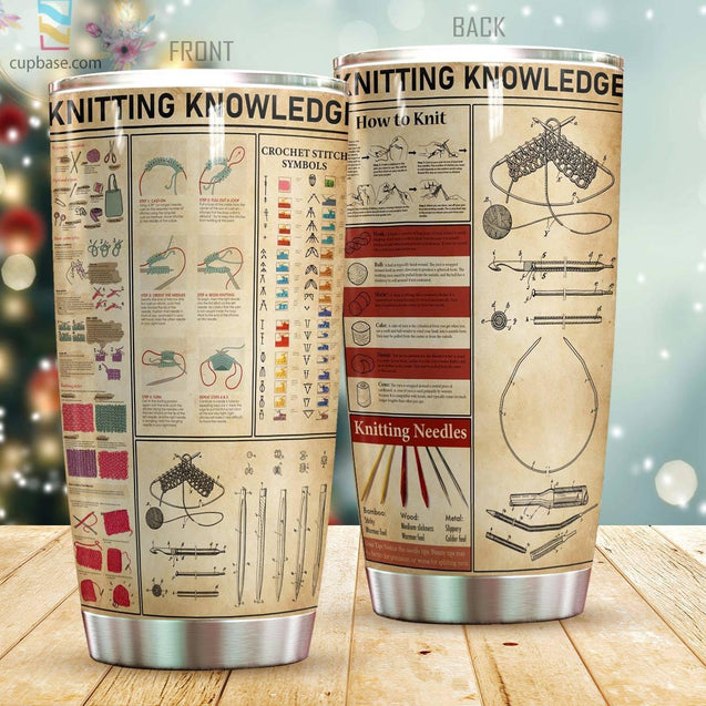 Knitting Knowledge Tumbler Cup Premium MPT5-Tumbler-MP-Vibe Cosy™