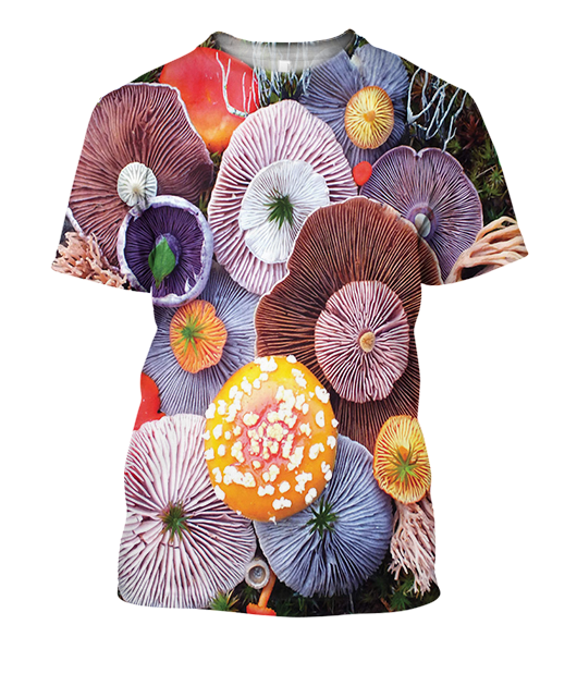 3D AOP Magical Mushroom Shirt-Apparel-6teenth World-T-Shirt-S-Vibe Cosy™