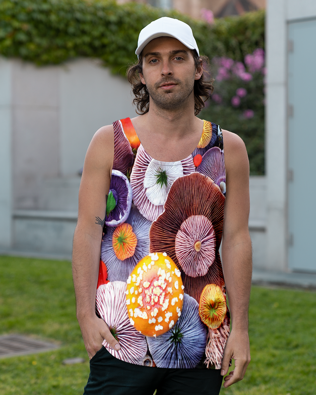 3D AOP Magical Mushroom Shirt-Apparel-6teenth World-Tank Top-S-Vibe Cosy™