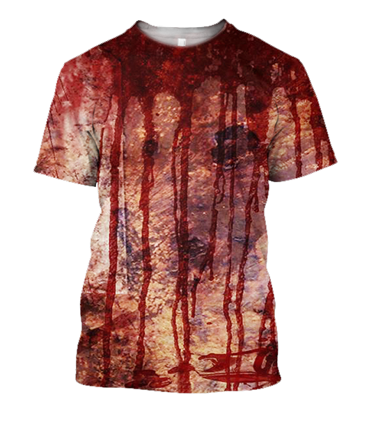 3D All Over Print Bloody Hoodie-Apparel-RoosterArt-T-Shirt-S-Vibe Cosy™