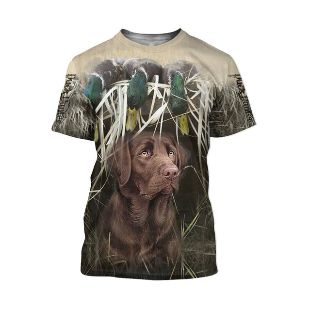 Mallard Duck Hunting 3D All Over Printed Shirts for Men and Women TT231005-Apparel-TT-T-Shirt-S-Vibe Cosy™