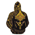 3D All Over Aztec Warrior Mexican Hoodie Yellow-Apparel-HP Arts-Hoodie-S-Vibe Cosy™