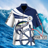 Custom name Tuna fishing boat team Catch and Release 3D Design Fishing Hawaii Shirt