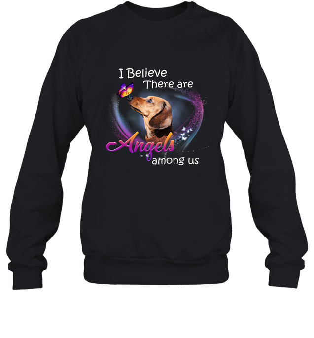 Pi281204 Dachshund-Apparel-Amsbk-Sweatshirt-Black-S-Vibe Cosy™