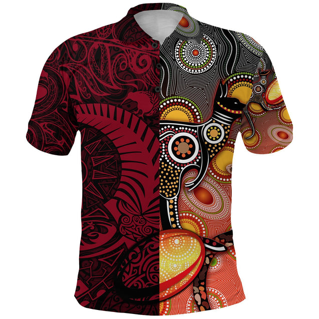 New Zealand Maori And Australia Aboriginal We Are Family 3D Printed Unisex Shirts TN