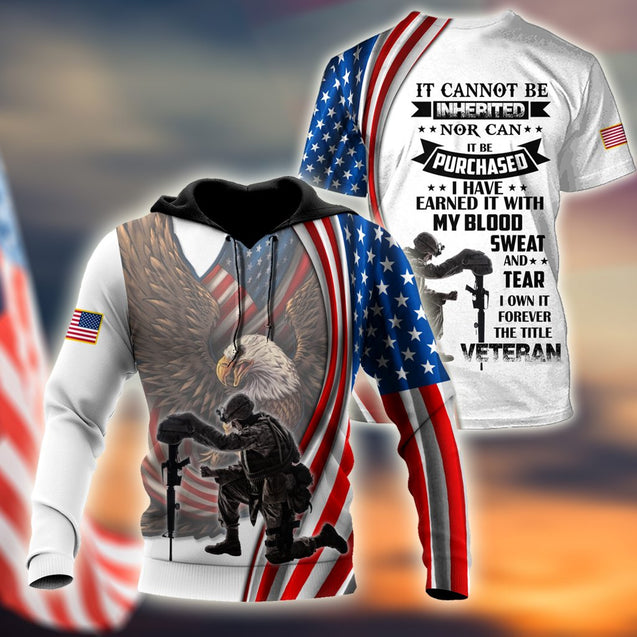 I Own It Forever The Title Veteran US Veteran 3D All Over Printed Shirts For Men and Women DQB09162002S