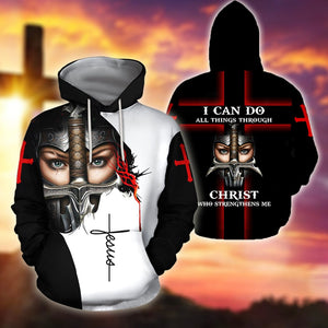 I Can Do All Things Through Christ Who Strengthens Me 3D All Over Printed Shirts For Men and Women TA0904201