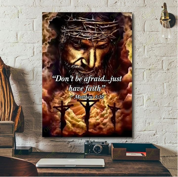 Jesus - Don't be afraid Poster Vertical