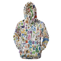 3D All Over Print Picachu Charactors Shirt-Apparel-HbArts-Zip-Up Hoodie-S-Vibe Cosy™