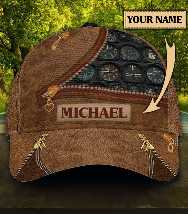 Customized Name Pilot Classic Cap