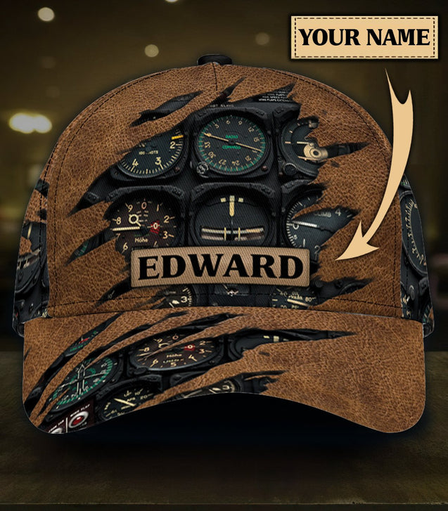 Customized Name Pilot Classic Cap