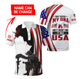 It Was USA 3D All Over Printed Shirts For Men and Women MH151020