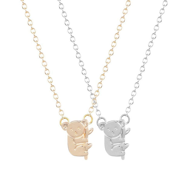 Australian Koala Bear Charm Necklace Pendant Collares Minimalist Jewelry Gift Necklace For Girls And Women TH7-ACCESSORIES-HP Arts-Gold-color-Vibe Cosy™