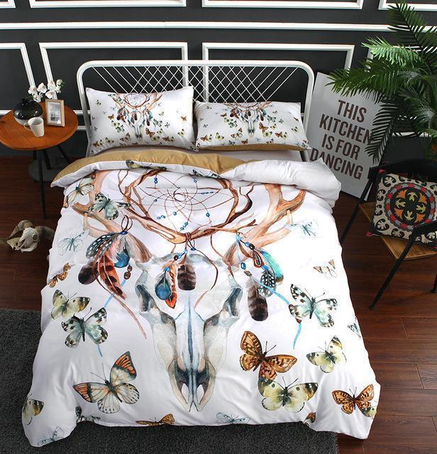 Bohemia Mandala Bedding Set-Home Decor-Ocean Gadget-3-US Twin-Vibe Cosy™