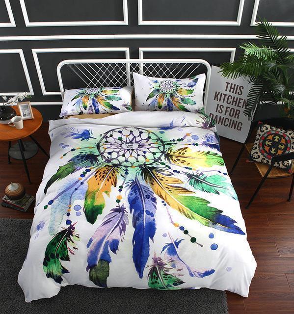 Bohemia Mandala Bedding Set-Home Decor-Ocean Gadget-6-US Twin-Vibe Cosy™
