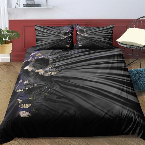 Scream Skull Bedding Set-Bedding Set-6teenth Outlet-US Twin-Vibe Cosy™