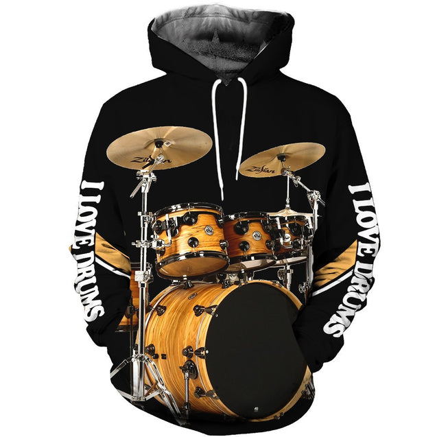 Drum music 3d hoodie shirt for men and women HG12118-Apparel-HG-Hoodie-S-Vibe Cosy™