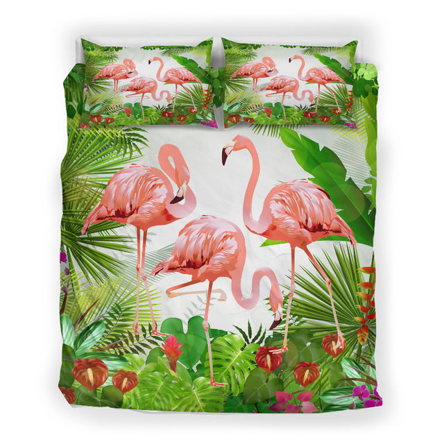 Lovely Pink Flamingo Bedding Set HAC120605-Bedding Set-NM-Twin-Vibe Cosy™