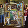 Greyhound Dog Lover All Over Printed Quilt