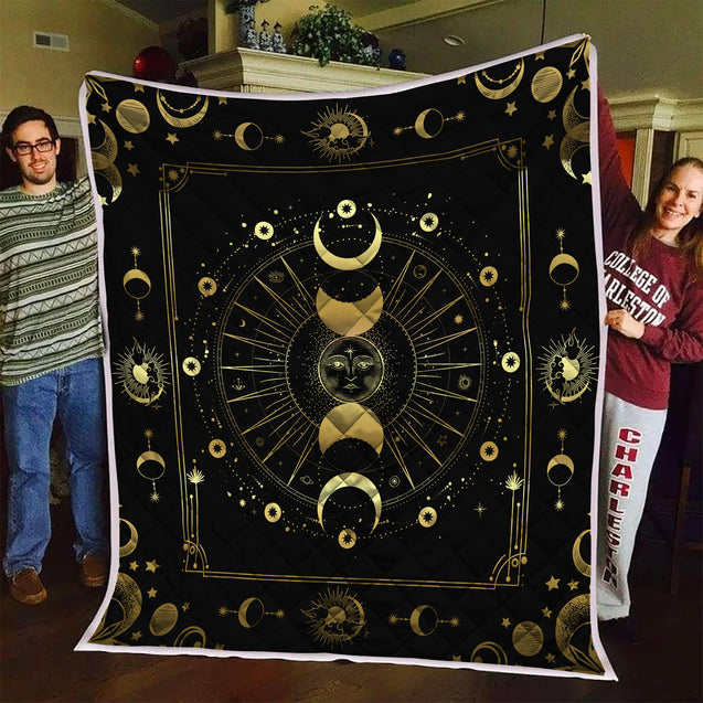 Wicca Three Godness All Over Printed Quilt NTN10202002