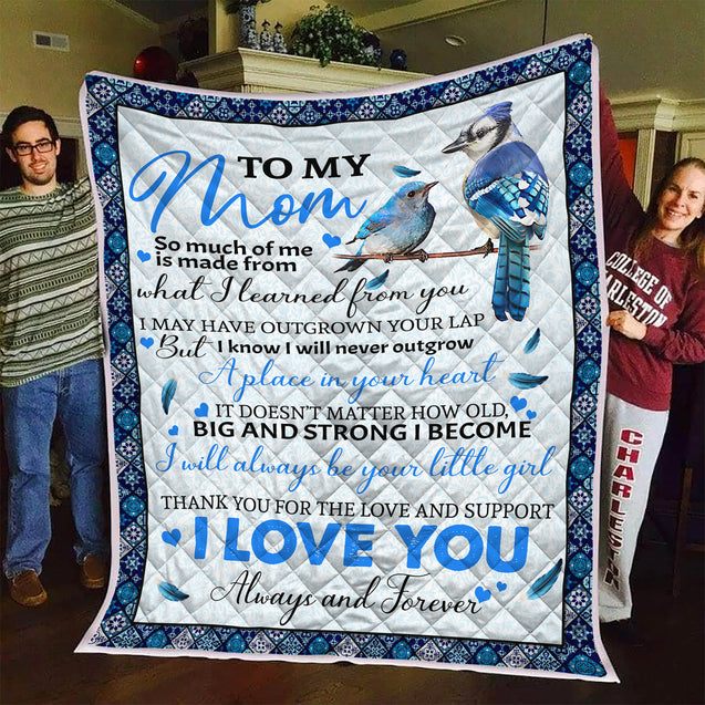 To My Mom Bluebird Quilt Pi100401-Quilt-NM-Queen-Vibe Cosy™