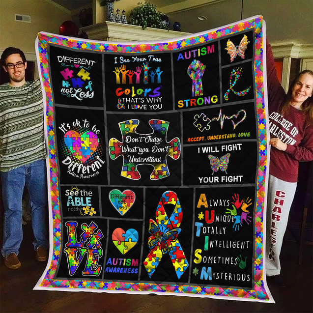 Autism Awareness - Autism's Day -  Soft and Warm Blanket XT