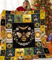 Honey Bee All Over Printed Quilt MEI