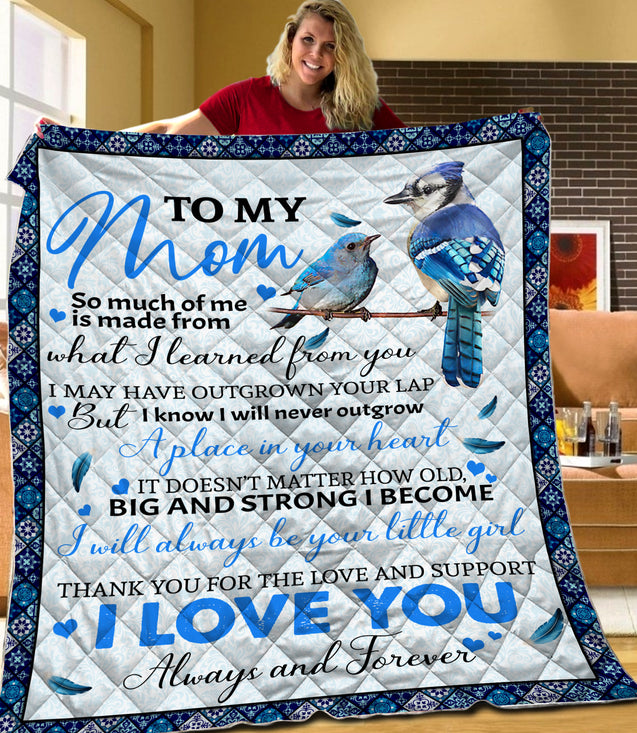 To My Mom Bluebird Quilt Pi100401-Quilt-NM-Queen-Vibe Cosy™