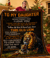 Lion's Daughter 3D Full Printing Soft and Warm Quilt