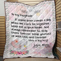 To My Son - Love, Mom Quilt Pi19082001-LAM