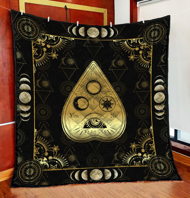 Wicca Ouija All Over Printed Quilt NTN10202001