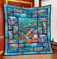 Amazing Great Turtle Ocean Life Quilt