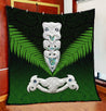 Maori Culture Taiaha Toa Taua Silver Fern Quilt