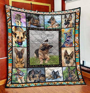 A Home with German Shepherd 3D Quilt DL20282011