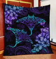 Beautiful Ray Hibiscus Hawaii Quilt