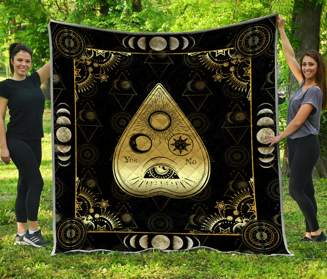 Wicca Ouija All Over Printed Quilt NTN10202001