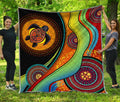 Aboriginal Australia Turtles Painting Art Quilt