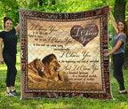 Lion's Love: I Choose You 3D Full Printing Soft and Warm Quilt