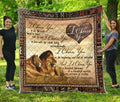 Lion's Love: I Choose You 3D Full Printing Soft and Warm Quilt