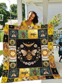 Honey Bee All Over Printed Quilt MEI