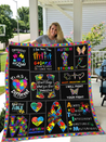 Autism Awareness - Autism's Day -  Soft and Warm Blanket XT