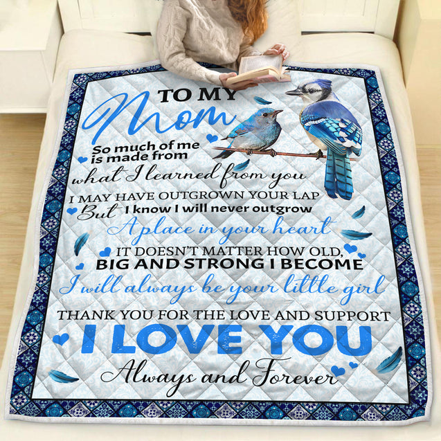 To My Mom Bluebird Quilt Pi100401-Quilt-NM-Queen-Vibe Cosy™