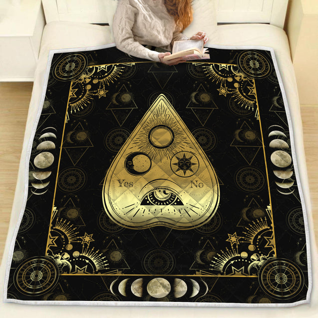 Wicca Ouija All Over Printed Quilt NTN10202001