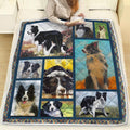 Border Collie Dog Lovers 3D Quilt