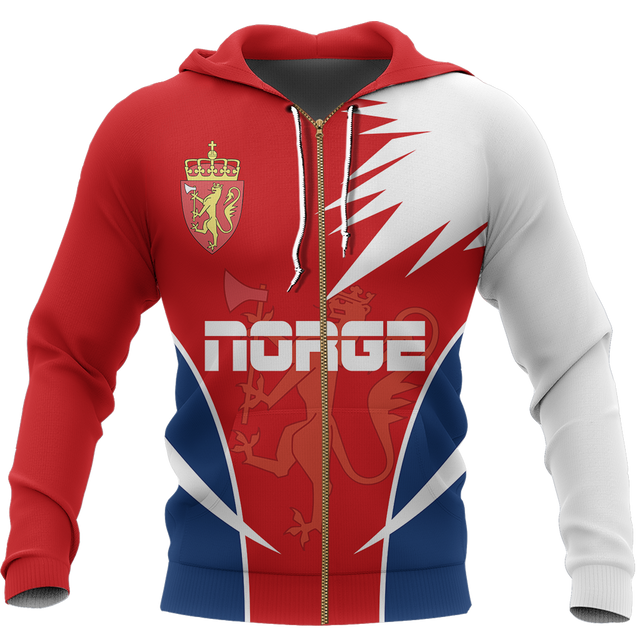 Norge Norway Active Special Hoodie A7-Apparel-Phaethon-Zip-S-Vibe Cosy™