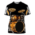 Drum music 3d hoodie shirt for men and women HG12118-Apparel-HG-T-shirt-S-Vibe Cosy™